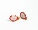 Load image into Gallery viewer, Cute Dragon Fruit Stud Earrings
