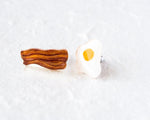 Load image into Gallery viewer, Eggs and Bacon Stud Earrings
