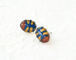 Load image into Gallery viewer, Little Beetle Bug Stud Earrings
