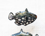 Load image into Gallery viewer, Black Fish Stud Earrings
