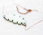 Load image into Gallery viewer, Tropical Palm Leaf Necklace
