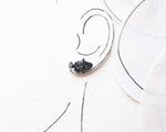Load image into Gallery viewer, Black Fish Stud Earrings
