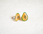 Load image into Gallery viewer, Papaya Fruit Stud Earrings
