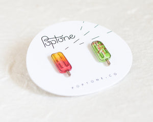 Mexican Paleta Popsicle Stud Earrings