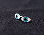 Load image into Gallery viewer, Cute Eyeball Halloween Stud Earrings | Blue Evil Eye Earrings
