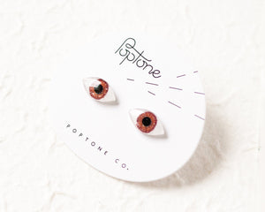 Spooky Cute Halloween Post Earrings | Evil Eye Studs