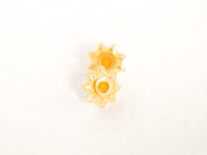 Summer Sun Stud Earrings | yellow sunburst stud earrings
